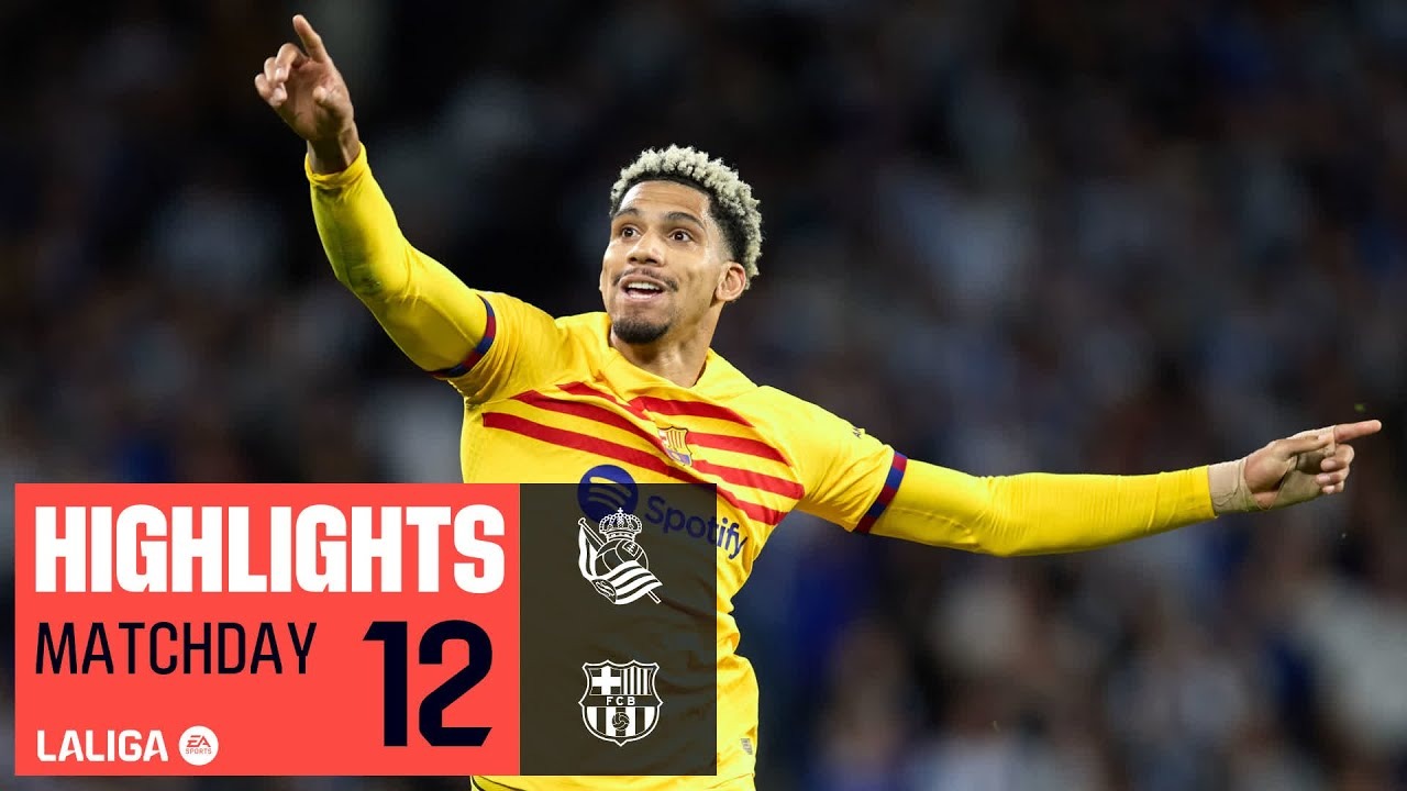 خلاصه بازی رئال سوسیداد 0-1 بارسلونا