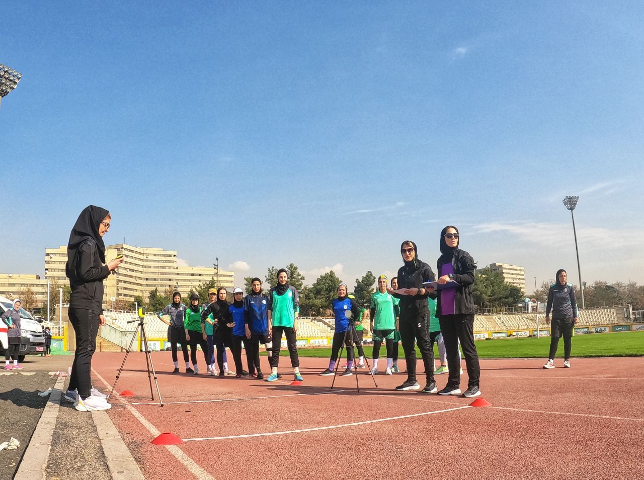 گزارش تصویری/ تست پیش فصل داوران لیگ‌های فوتبال بانوان