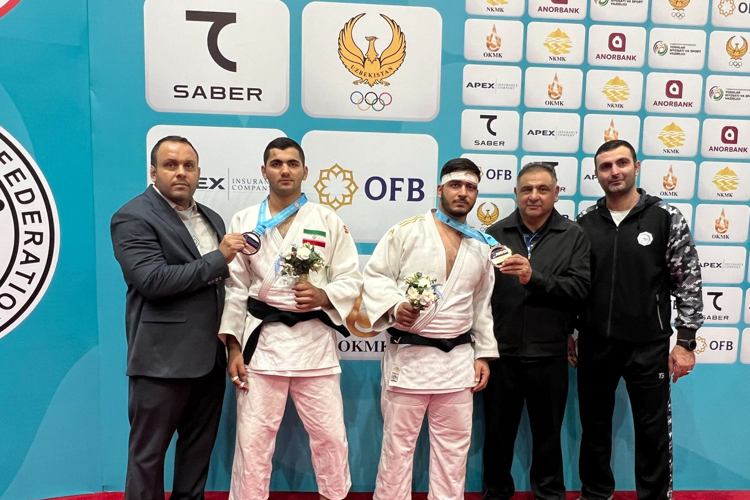 کسب دو مدال برنز در مسابقات جودو قهرمانی آسیا