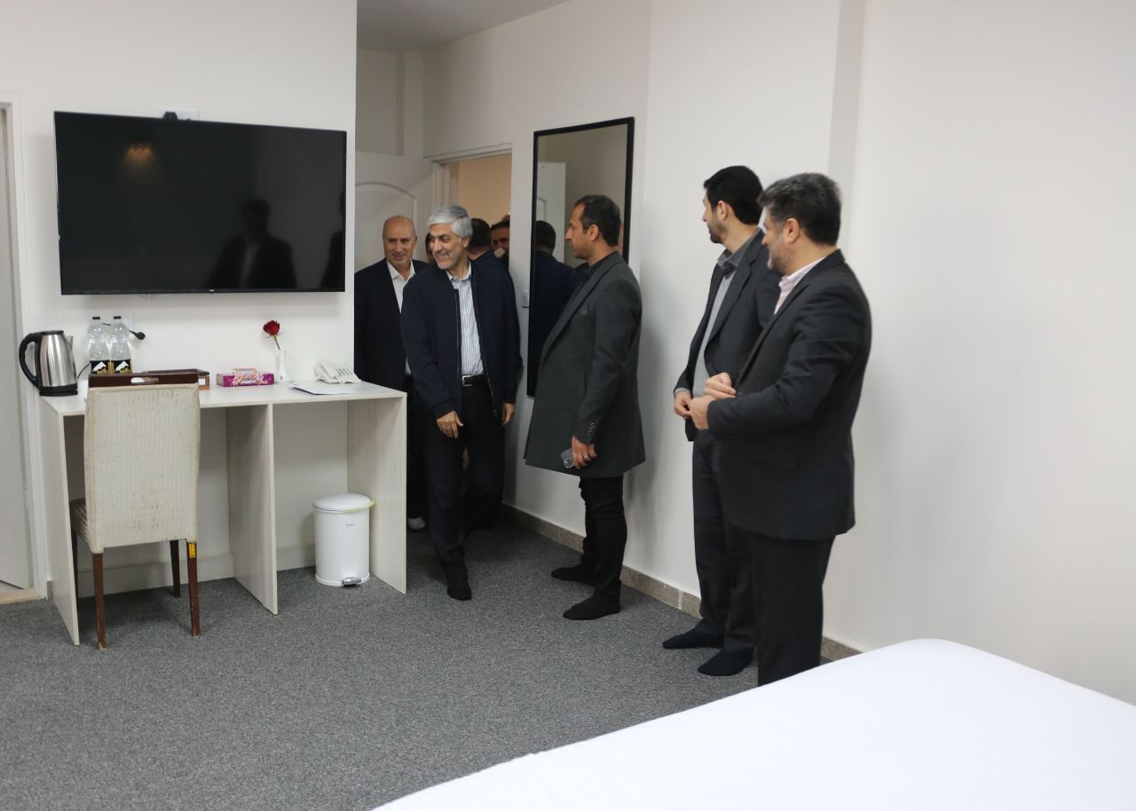 گزارش تصویری/ مراسم افتتاحیه هتل فوتبال با حضور وزیر ورزش و رئیس فدراسیون