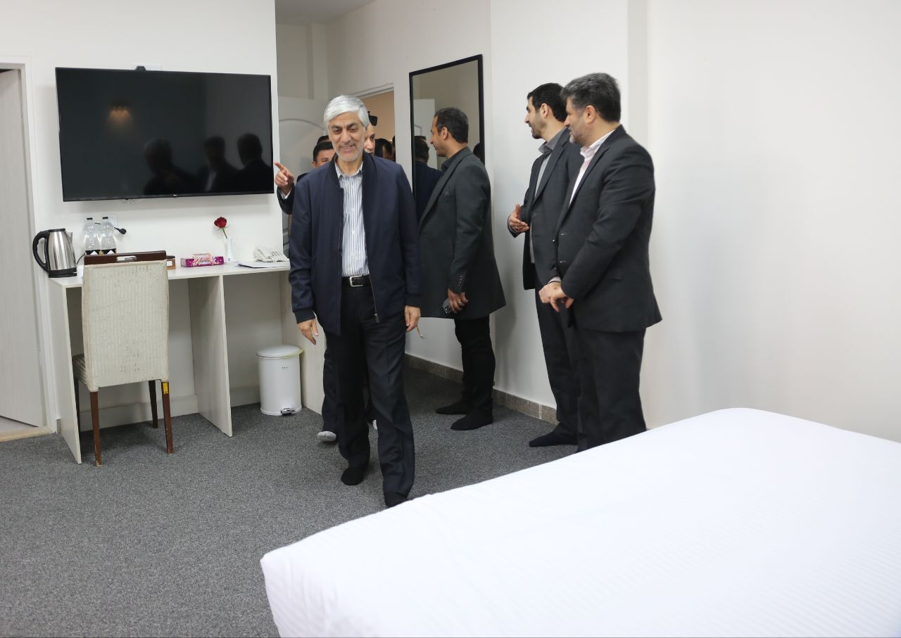گزارش تصویری/ مراسم افتتاحیه هتل فوتبال با حضور وزیر ورزش و رئیس فدراسیون