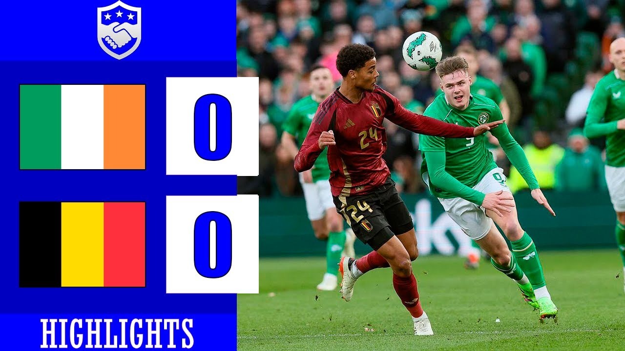 خلاصه بازی جمهوری ایرلند 0-0 بلژیک