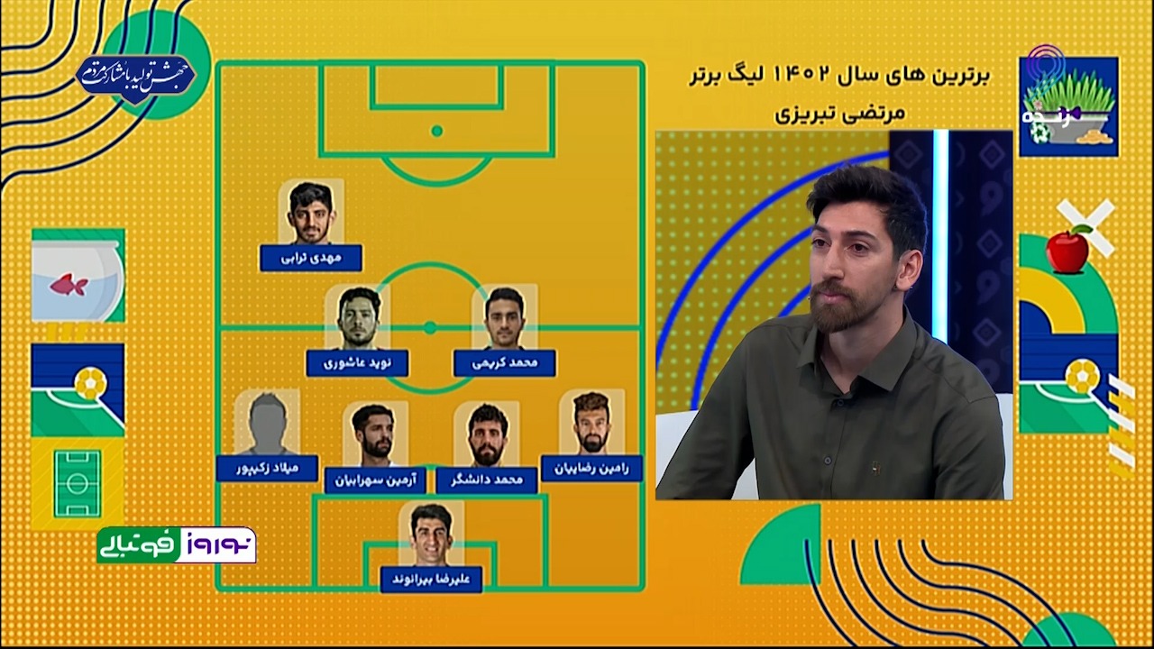 نوروز فوتبالی/ تیم منتخب فصل لیگ برتر از نگاه مرتضی تبریزی