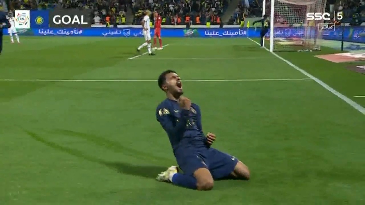 گل هشتم النصر به ابها (دبل عبدالعزیز)