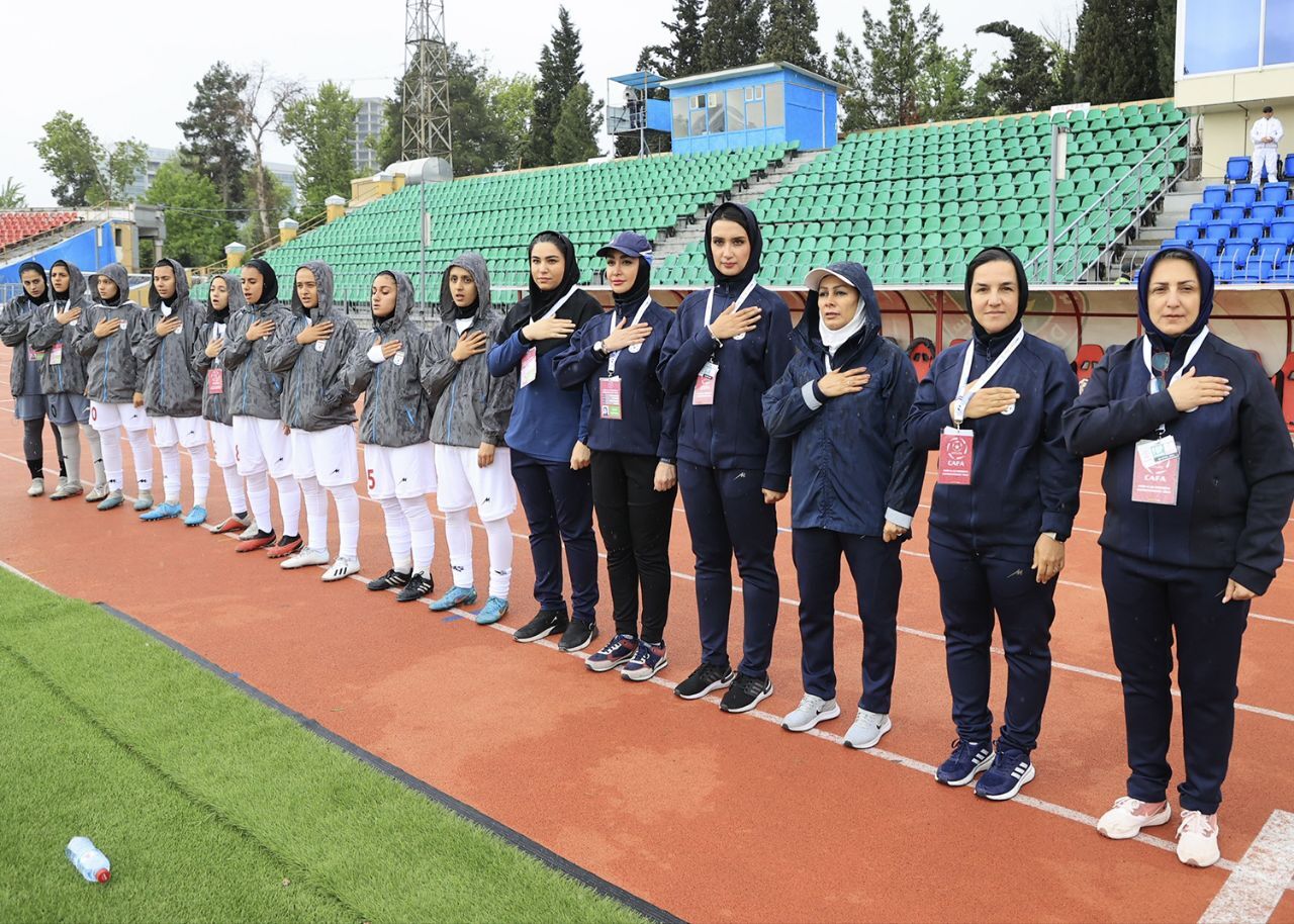 گزارش تصویری/ دیدار تیمهای ملی دختران زیر ۱۸ سال ایران و قرقیزستان