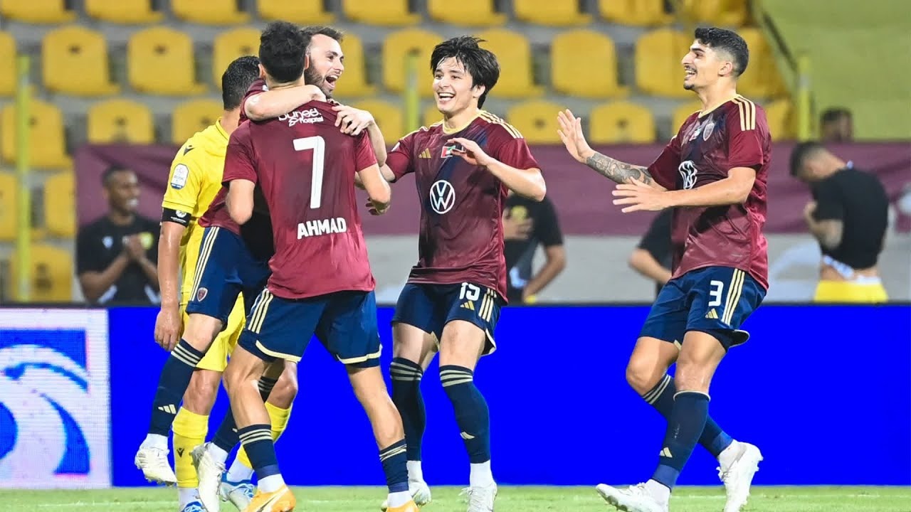 خلاصه بازی الوصل 1-4 الوحده امارات (دبل نوراللهی)