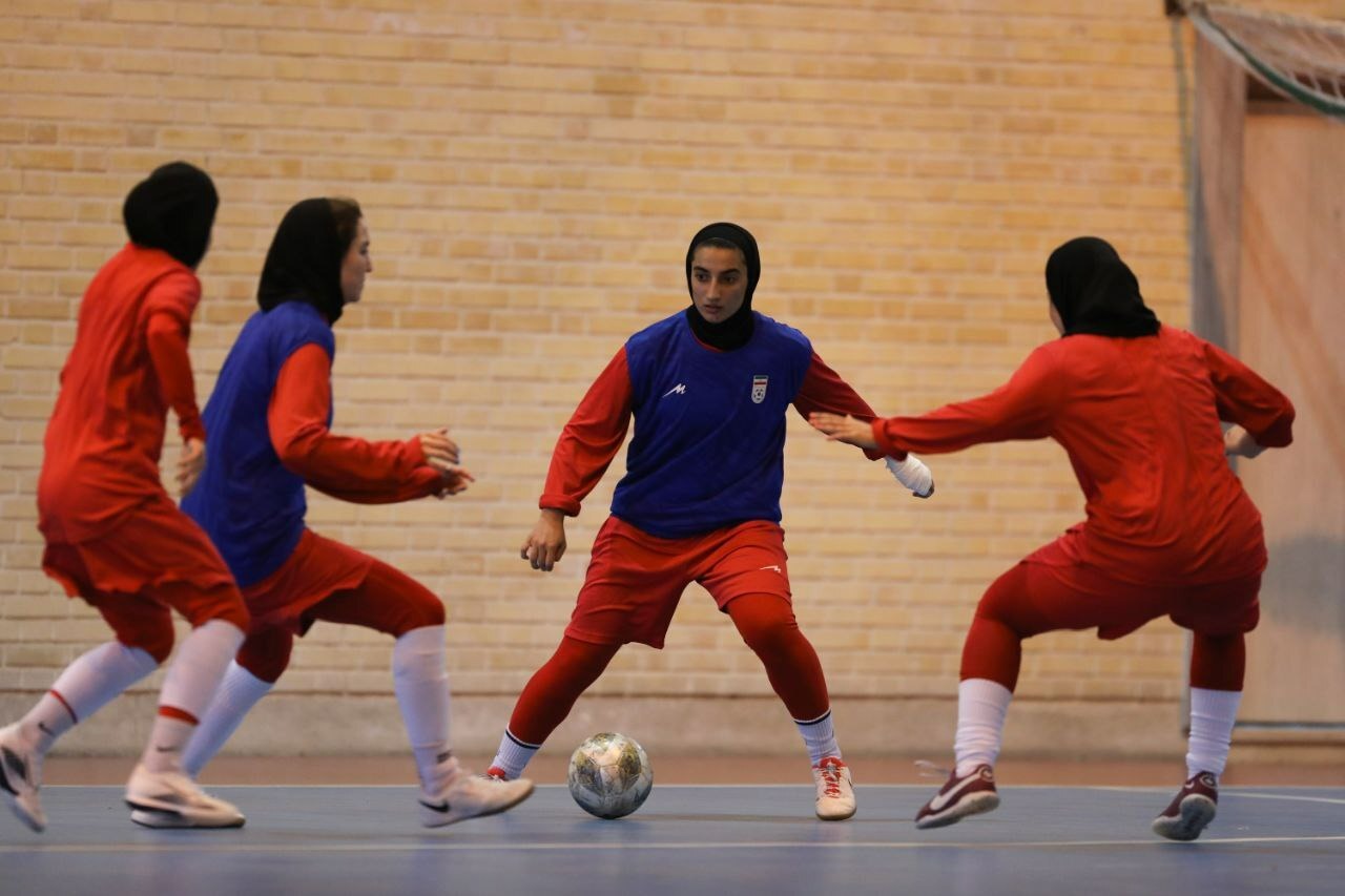 برگزاری تمرین تیم ملی فوتسال بانوان