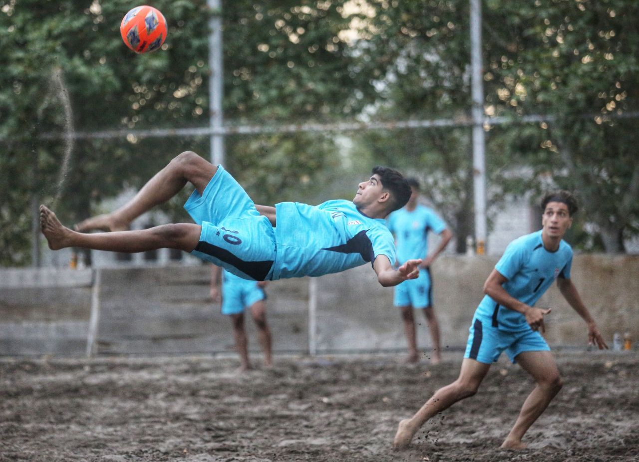 گزارش تصویری/ تمرین تیم ملی فوتبال ساحلی، یکشنبه 3 تیر
