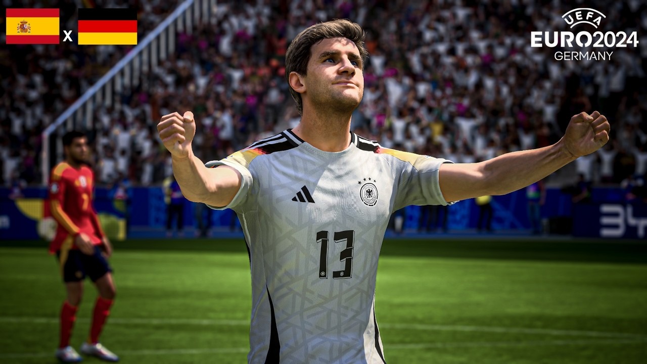 شبیه سازی دیدار اسپانیا و آلمان در بازی EA Sports FC 24