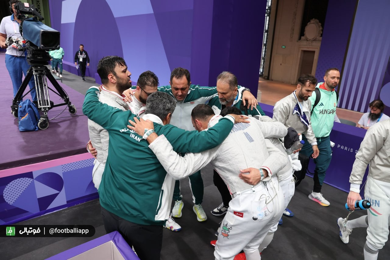 گزارش تصویری/ پیروزی تیم ملی شمشیربازی ایران مقابل آمریکا، ۱۰ مرداد ۱۴۰۳