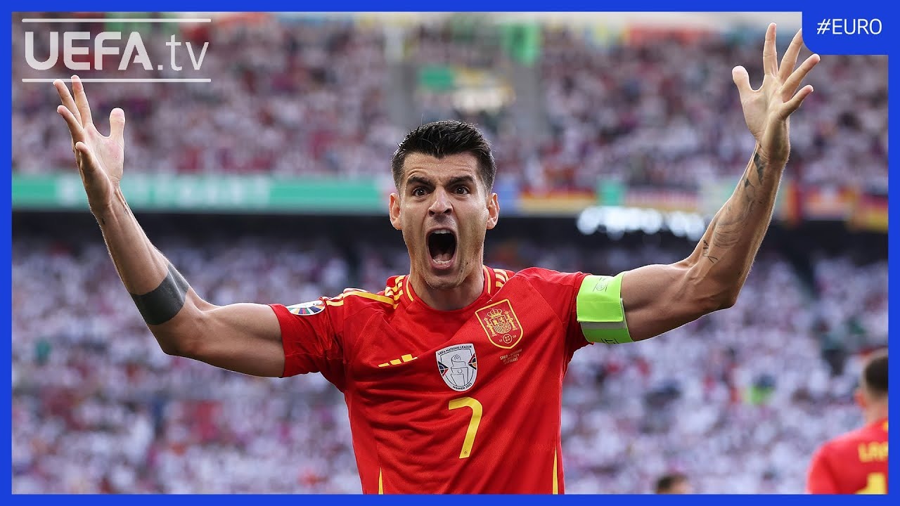 همه گلهای آلوارو موراتا در یورو 2024