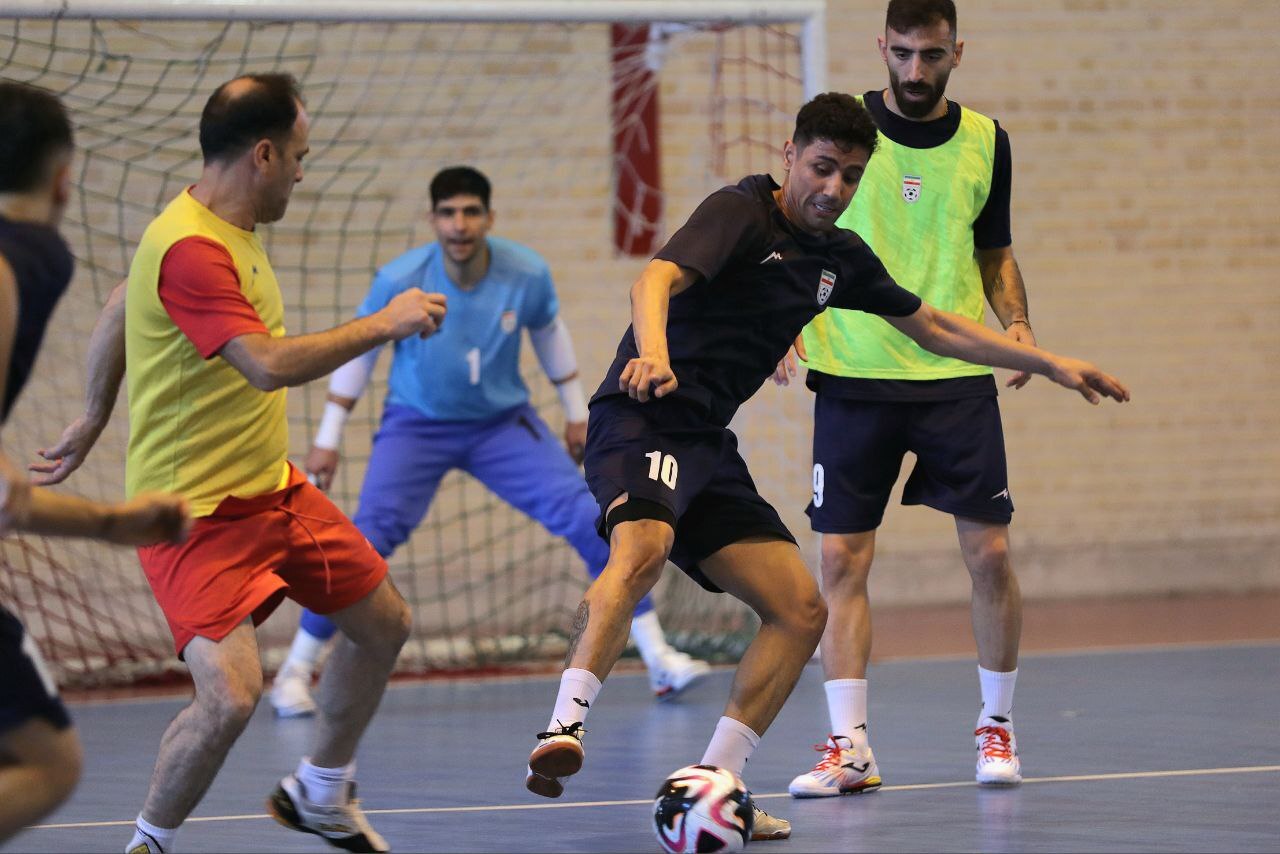گزارش تصویری/ آخرین تمرین تیم ملی فوتسال قبل از اعزام به جام جهانی