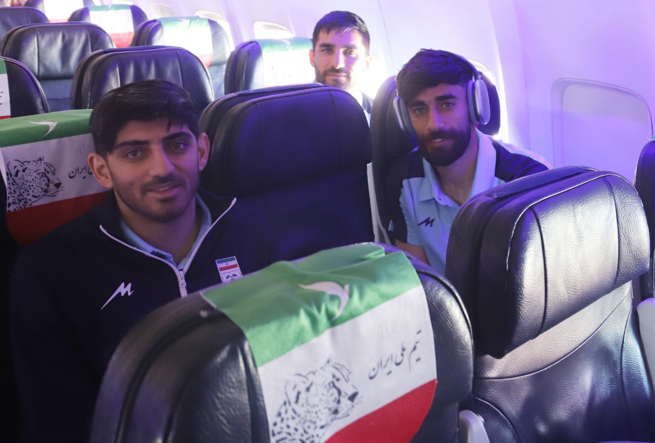 گزارش تصویری/ پرواز تیم ملی ایران به تاشکند