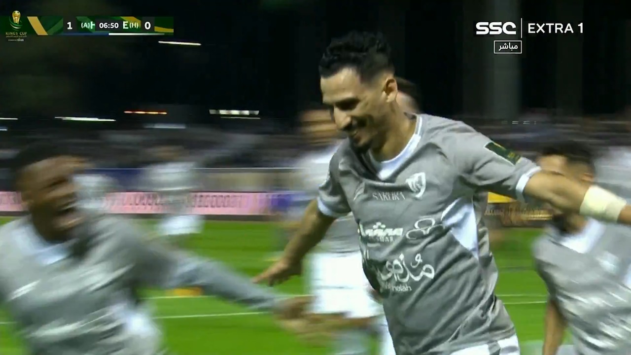 گل اول الطائی به الهلال (الجووید)