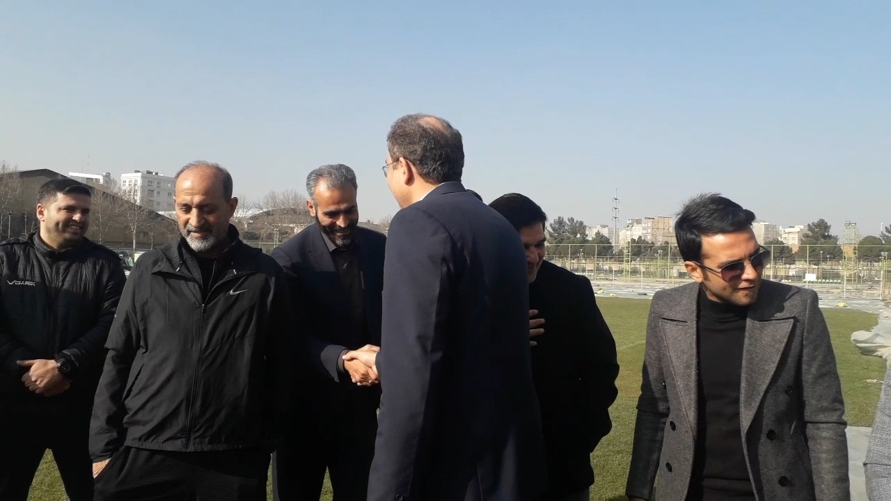 اختصاصی/ حواشی مراسم معارفه اکبر میثاقیان به عنوان سرمربی تیم فردوسی ثامن