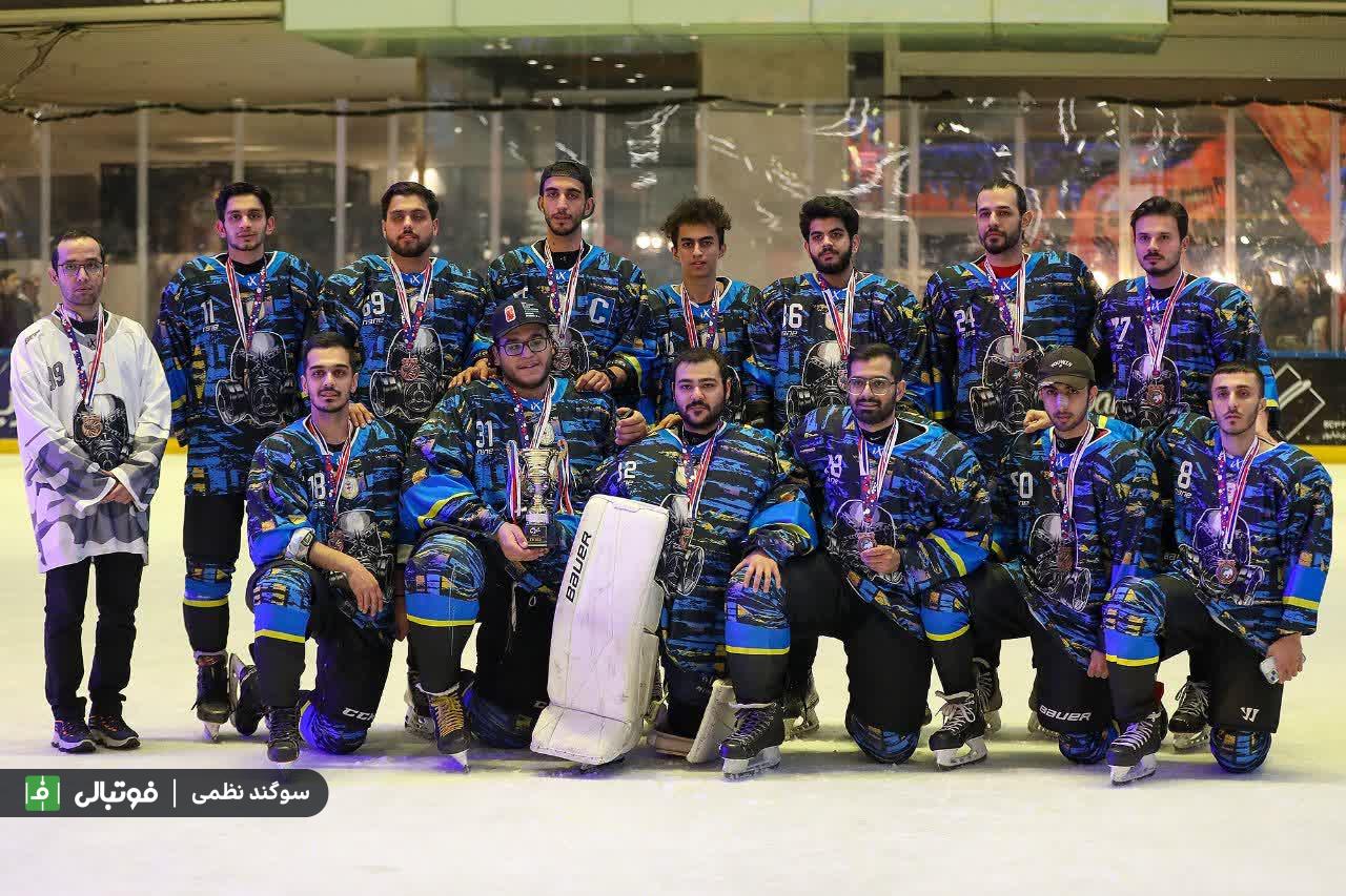 گزارش تصویری اختصاصی/ فینال لیگ هاکی روی یخ آقایان؛ ام دات ار- ایس باکس