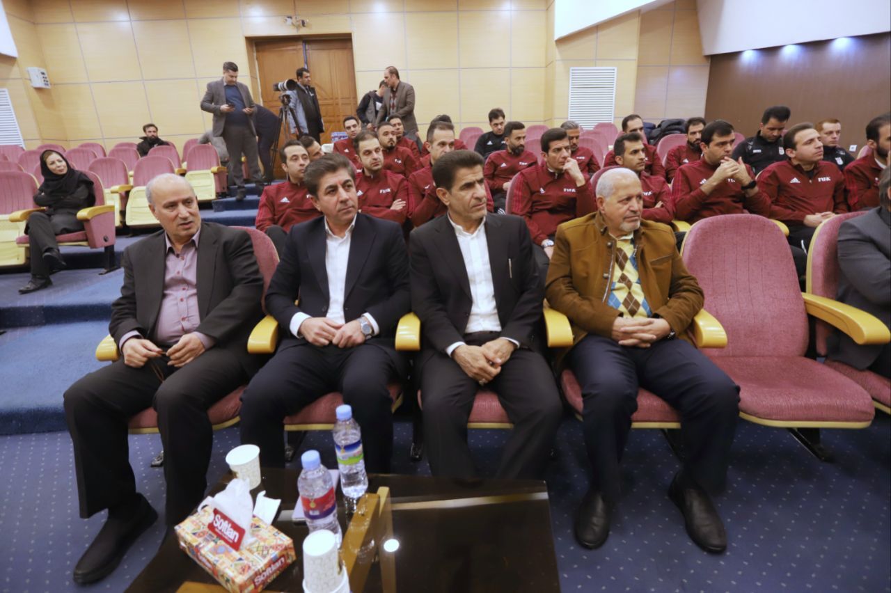 گزارش تصویری/ تجلیل از داوران بین‌المللی فوتبال و فوتسال