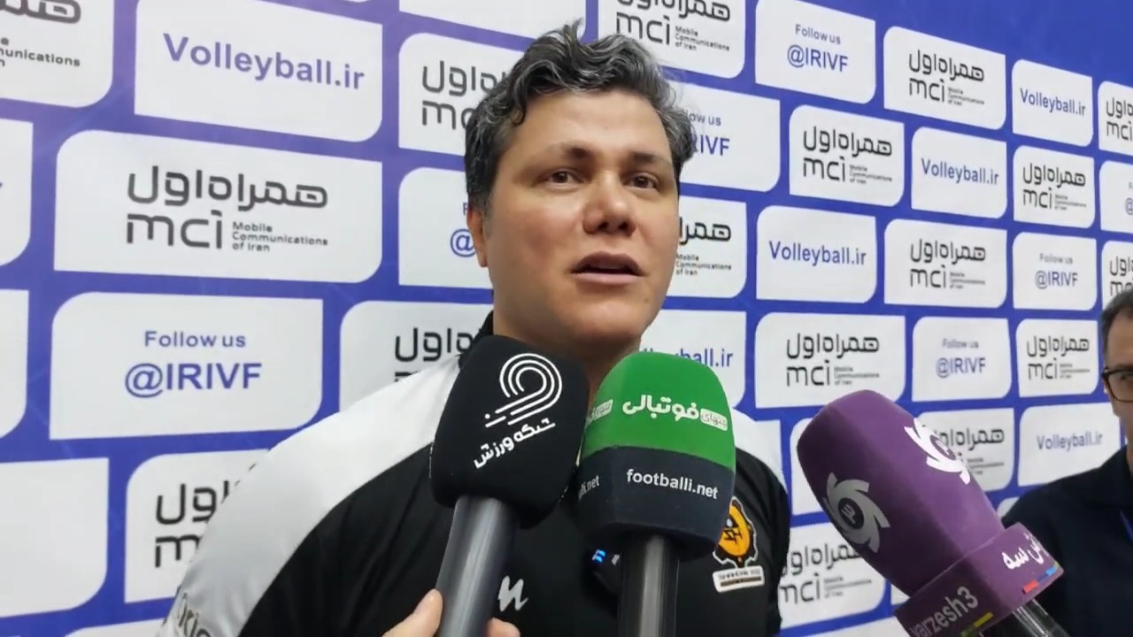 مهدی مهدوی پس از برد چادرملو و صعود به فینال لیگ برتر والیبال