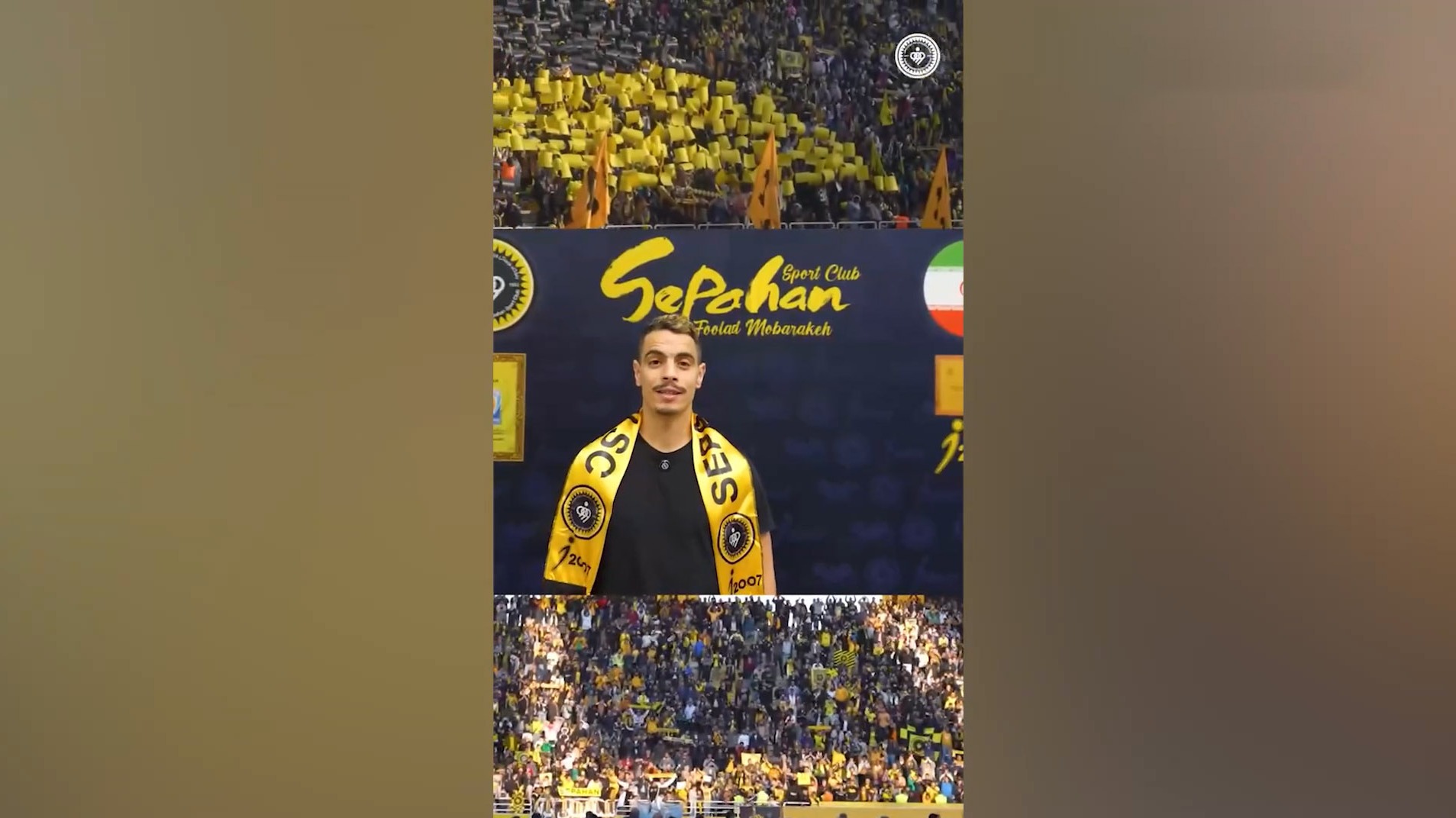 اولین حضور و اولین گفت‌وگوی ویسام با هواداران سپاهان