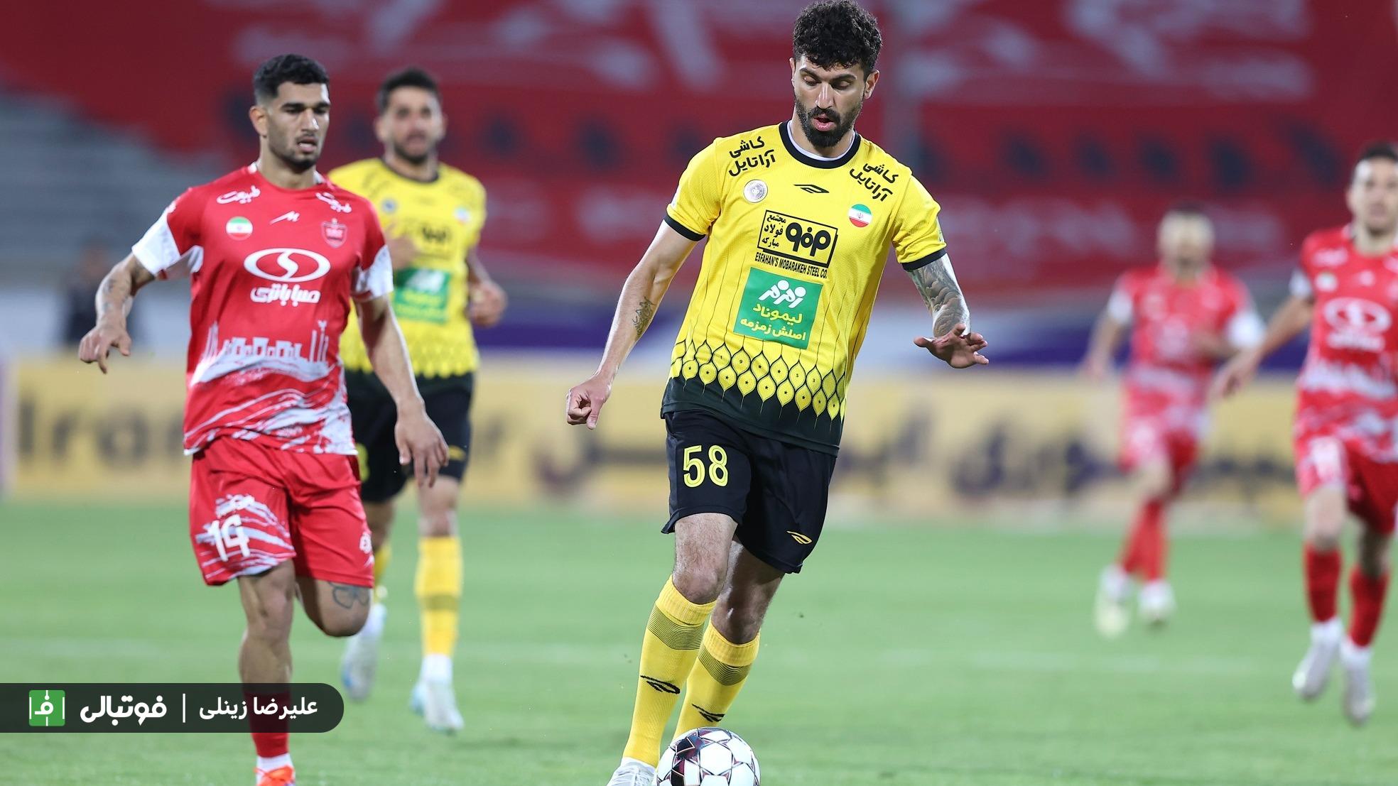 جزییات اقدام حقوقی پرسپولیس علیه مدافع سپاهان