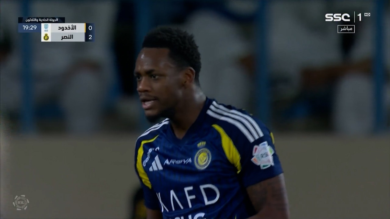 گل دوم النصر به الاخدود (جان دوران)