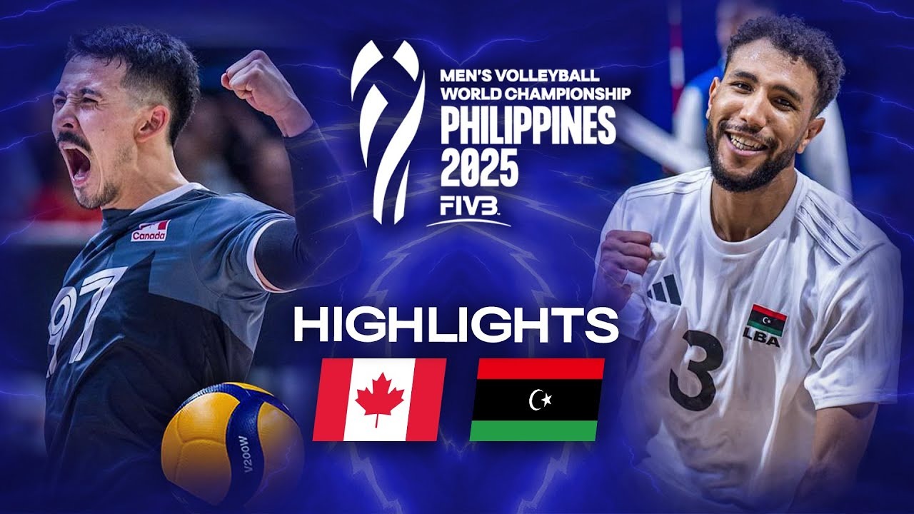 خلاصه بازی کانادا 3-1 لیبی (والیبال قهرمانی جهان 2025)