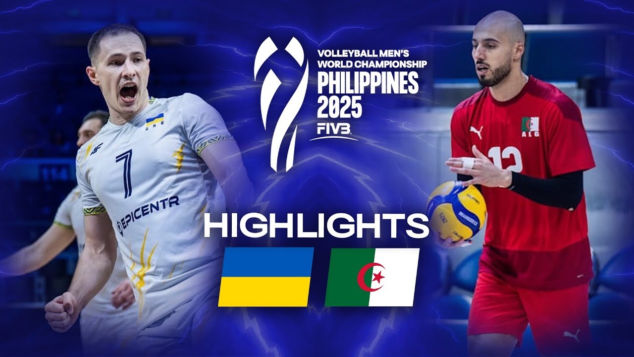 خلاصه بازی اوکراین 3-0 الجزایر (والیبال قهرمانی جهان 2025)