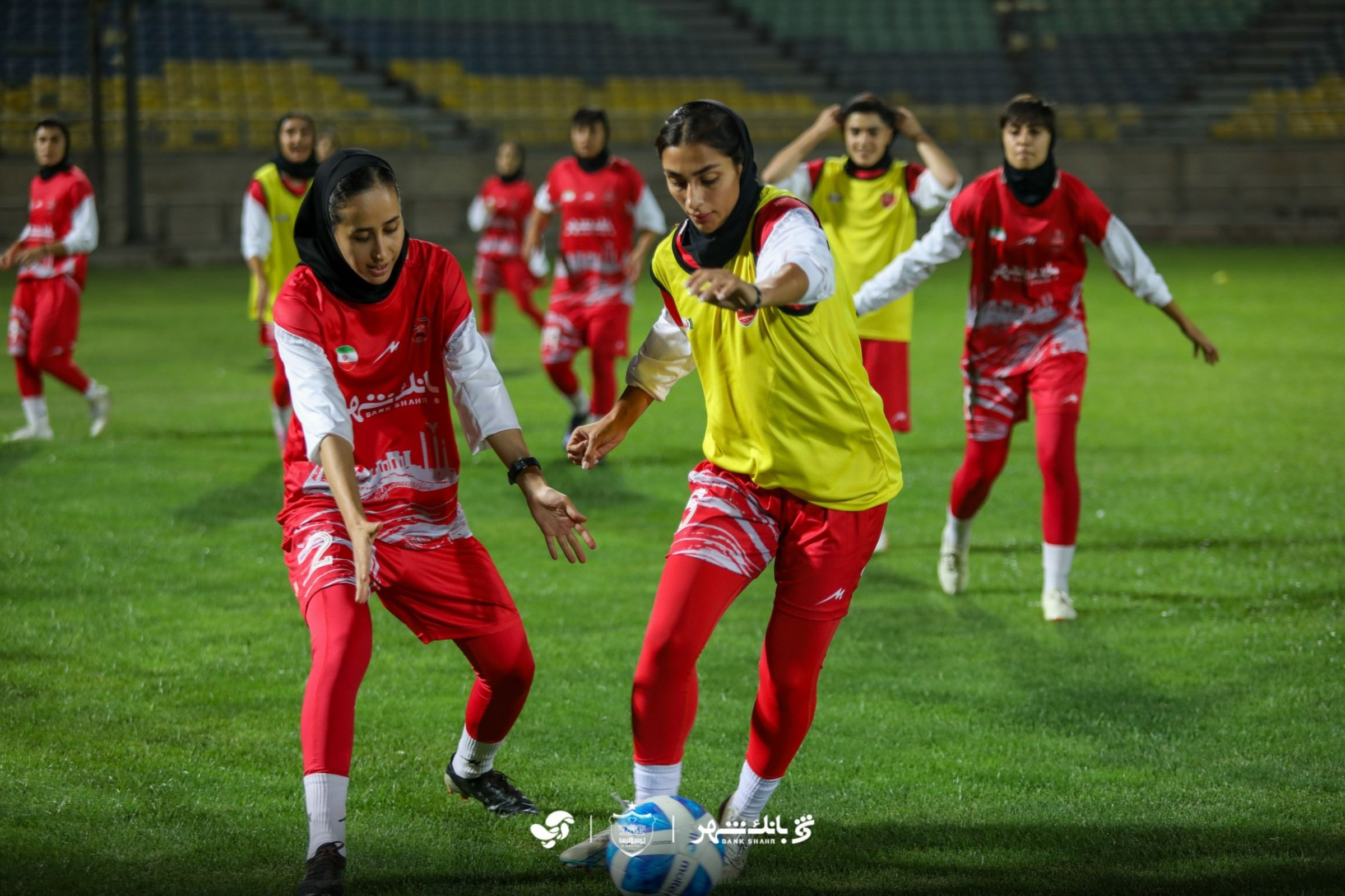 زیر نظر مریم آزمون؛ تمرین تاکتیکی بانوان پرسپولیس برگزار شد