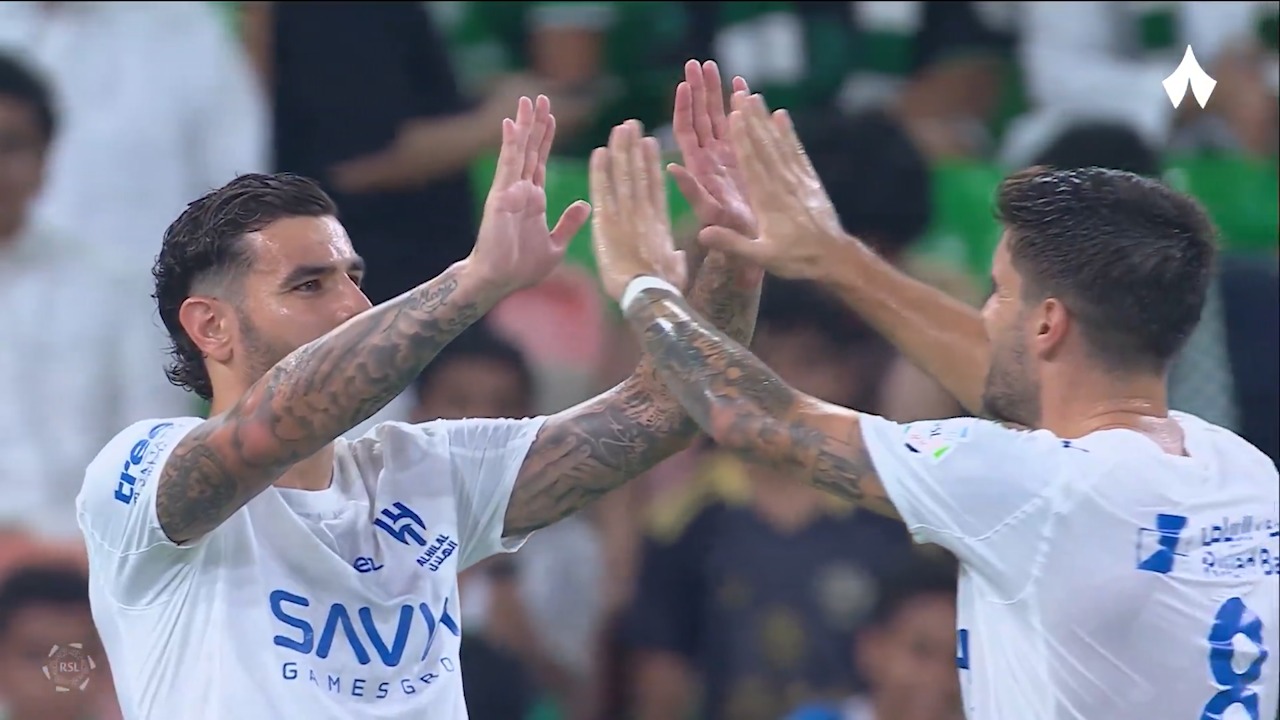 گل اول الهلال به الاهلی عربستان (تئو هرناندز)