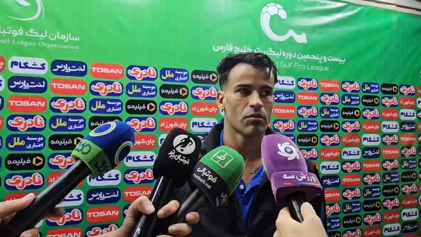 عیسی آل کثیر مهاجم ملوان: پنالتی ما اعلام نشد،حق ما را خوردند و سر ما را بریدند