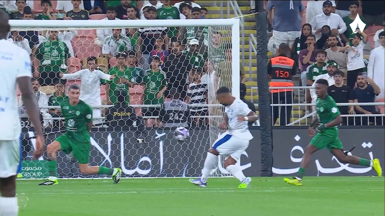 گل سوم الهلال به الاهلی عربستان (دبل مالکوم )