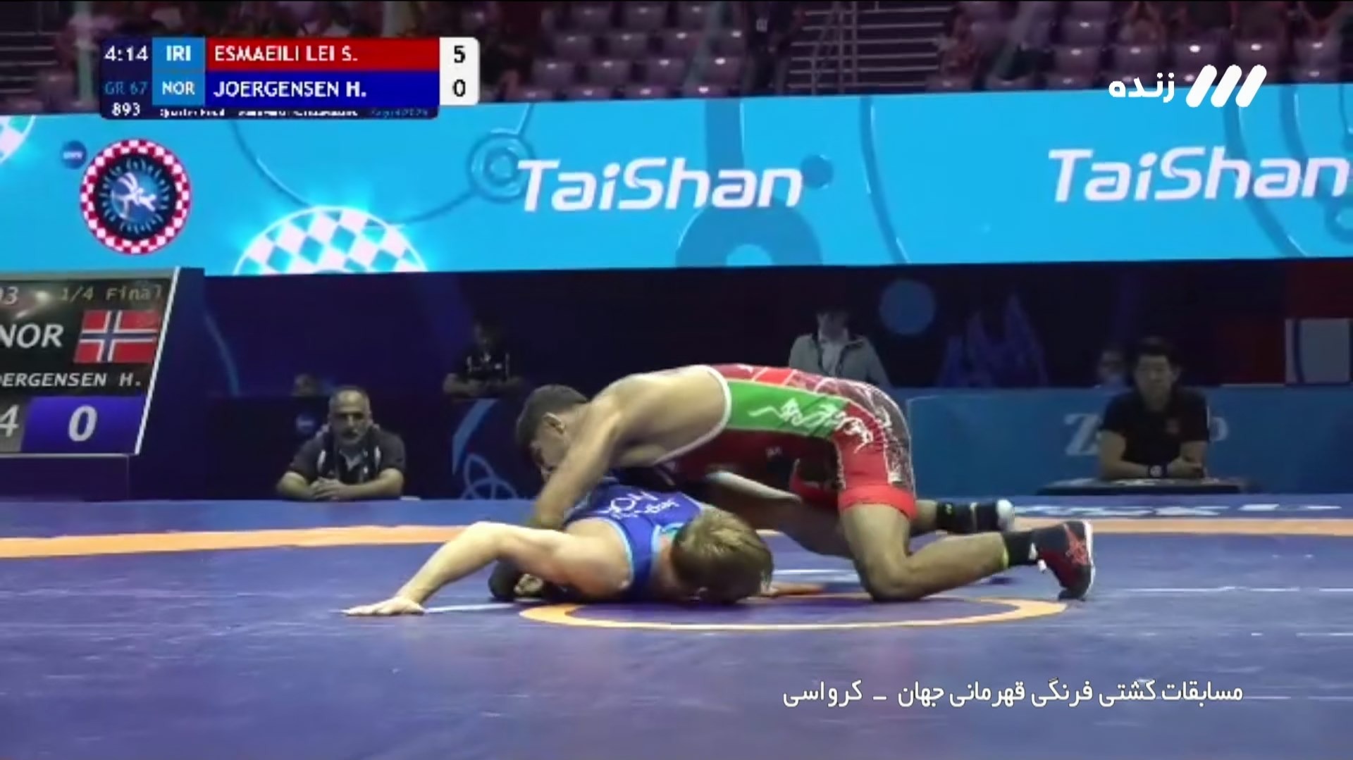 درخشش سعید اسماعیلی مقابل حریف نروژی و صعود به نیمه نهایی