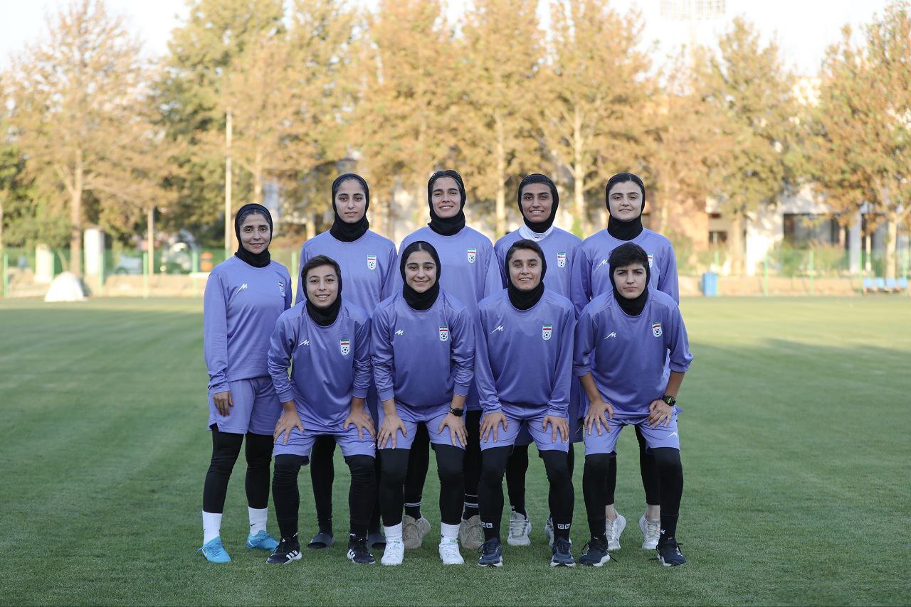 گزارش تصویری/تصاویری از تمرین تیم ملی فوتبال بانوان