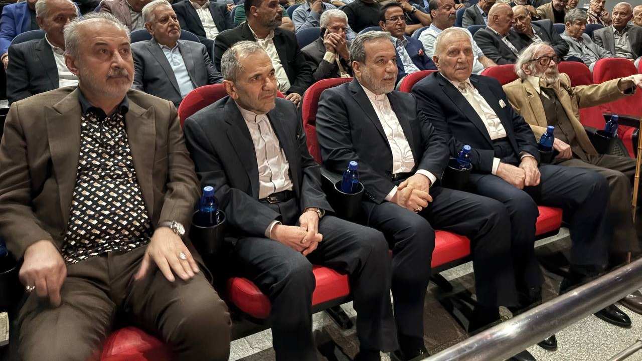 حضور عباس عراقچی وزیر امور خارجه، در مراسم بزرگداشت حسین کلانی