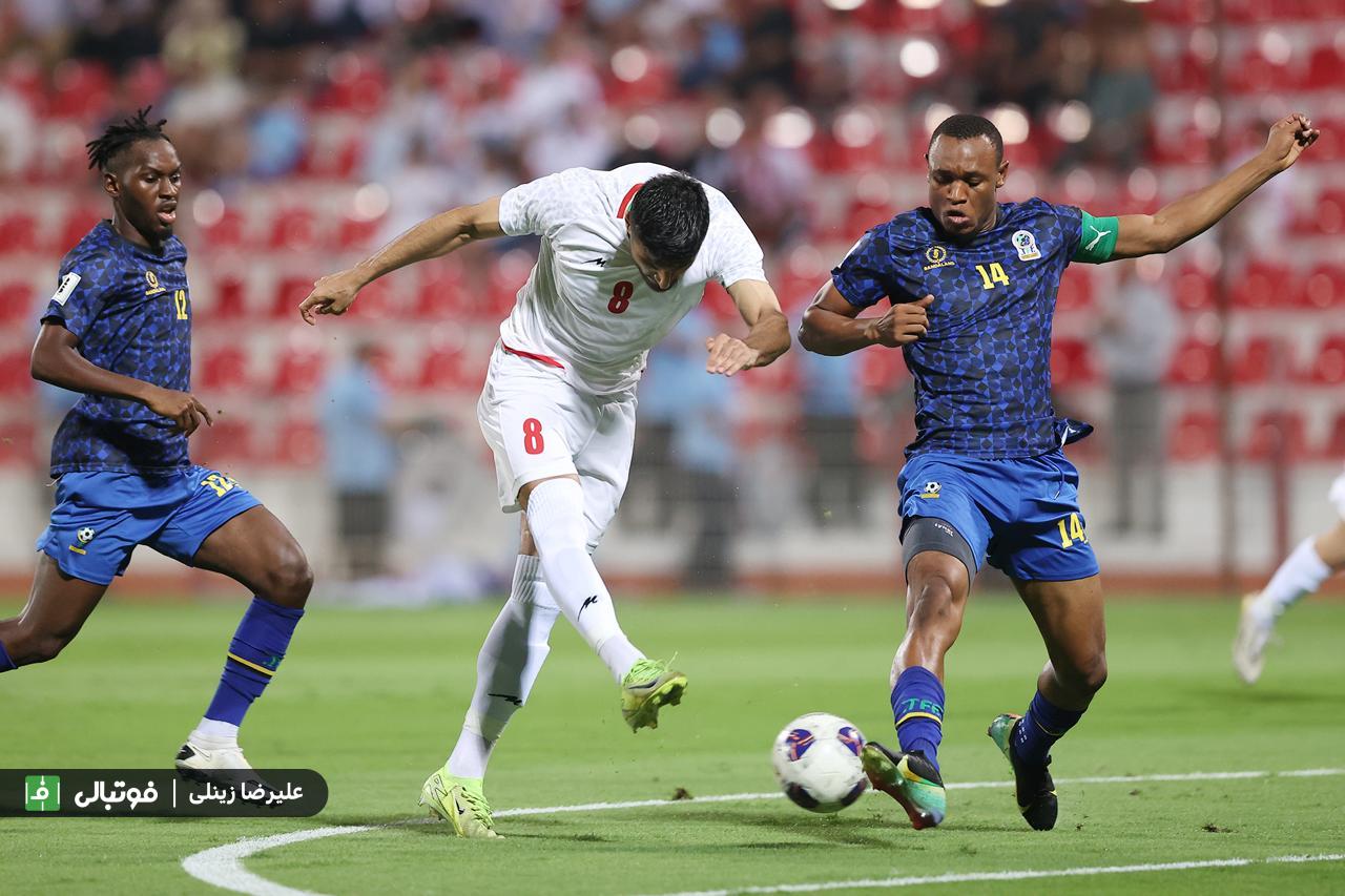 گزارش تصویری/ تیم ملی ایران 2 - 0 تانزانیا