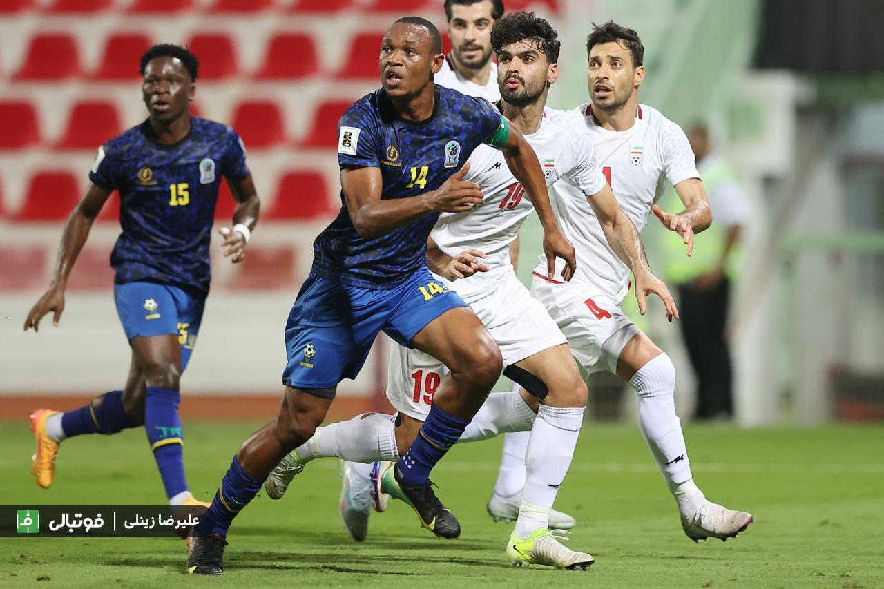 گزارش تصویری/ تیم ملی ایران 2 - 0 تانزانیا