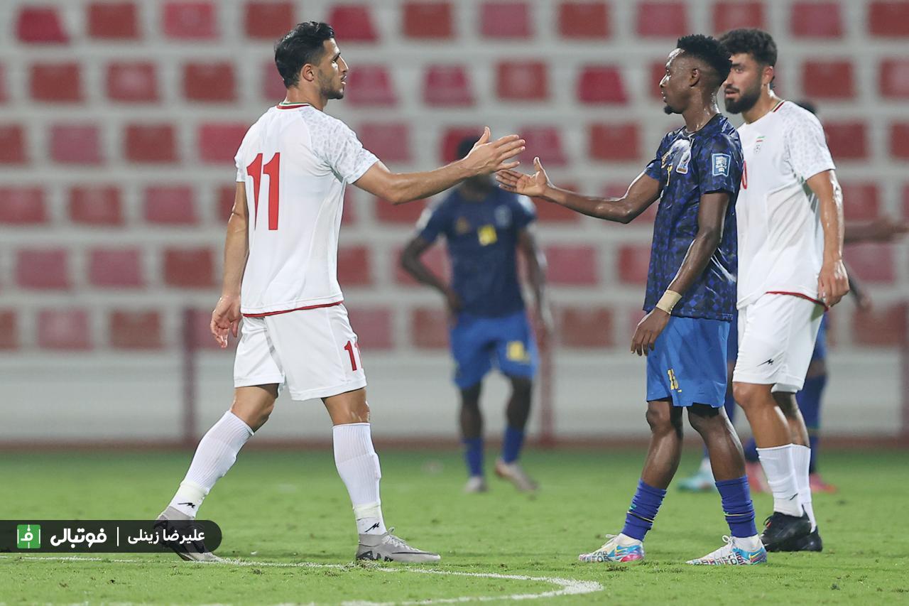 گزارش تصویری/ تیم ملی ایران 2 - 0 تانزانیا