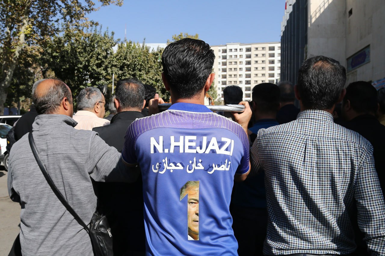 گزارش تصویری/ مراسم تشییع پیکر اکبر کارگرجم