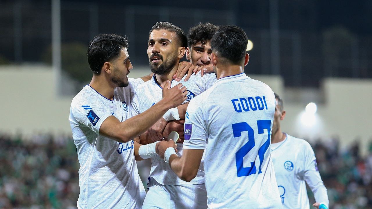 خلاصه بازی الوحدات 1-1 استقلال