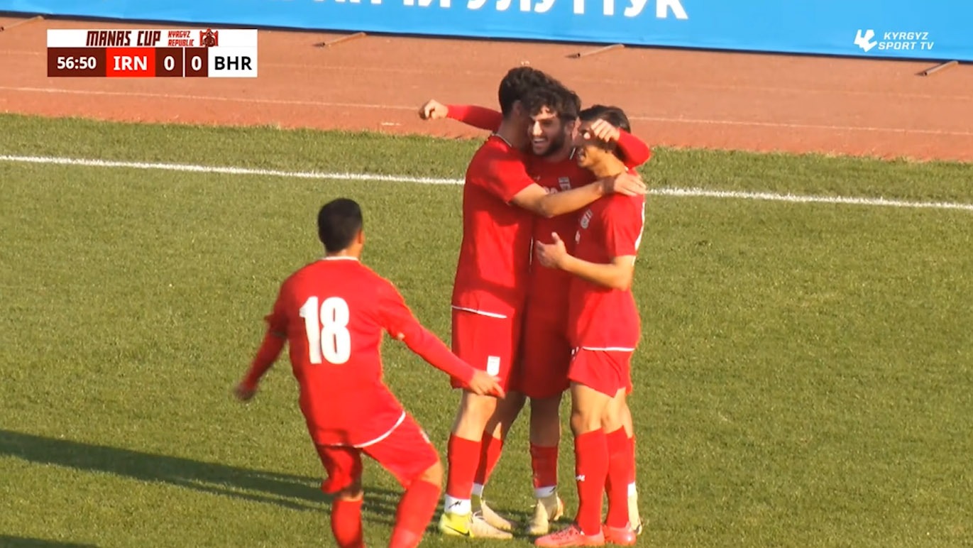 گل اول امید ایران به امید بحرین (حمیدرضا ضرونی)