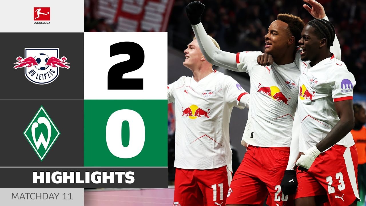 خلاصه بازی آربی لایپزیش 2-0 وردربرمن