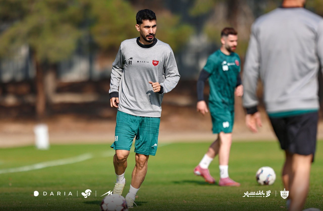 گزارش تصویری/ آخرین تمرین پرسپولیس پیش از دربی ۱۰۶