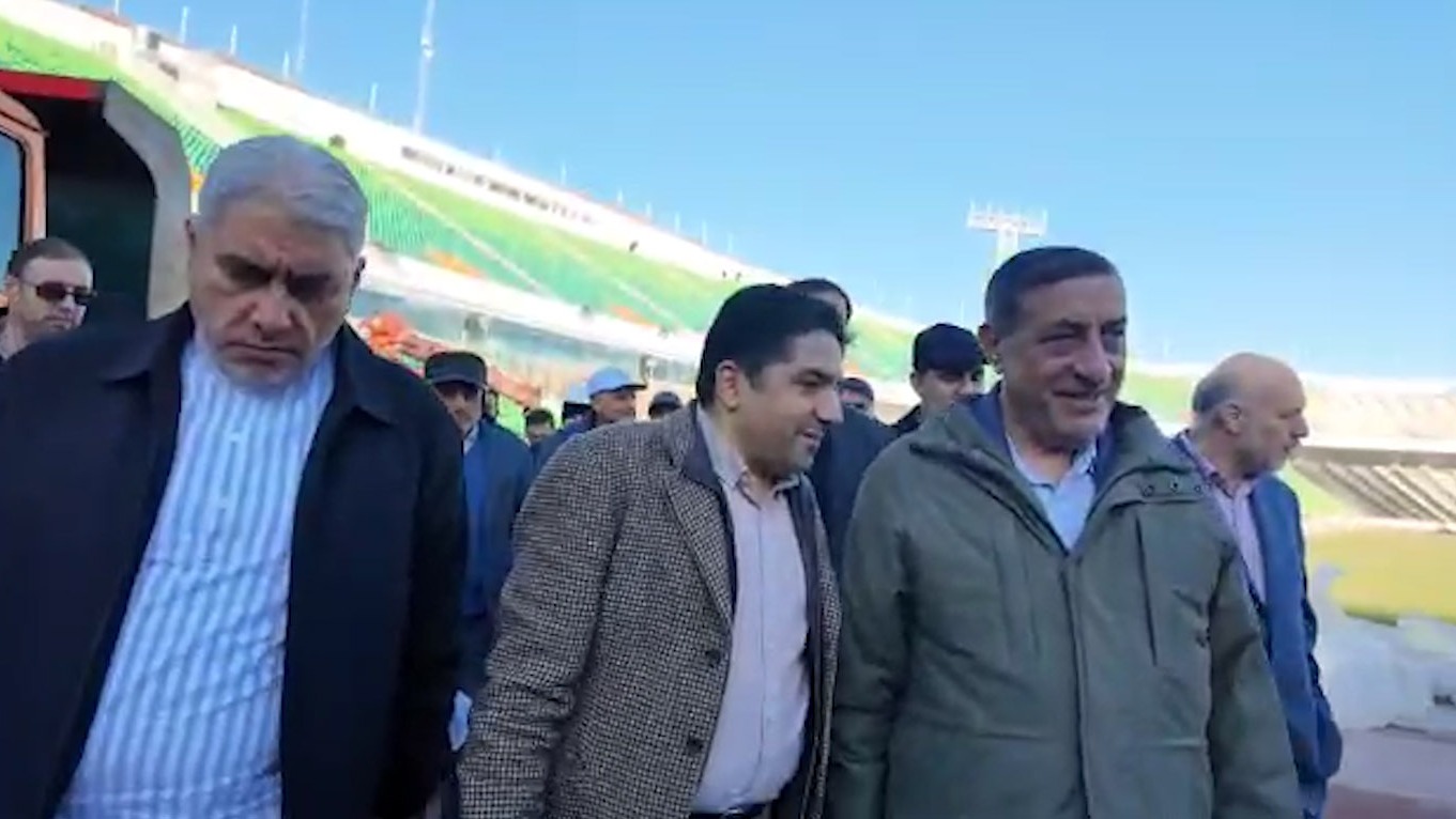 بازدید معاون اجرایی رییس‌جمهور از روند بازسازی ورزشگاه آزادی