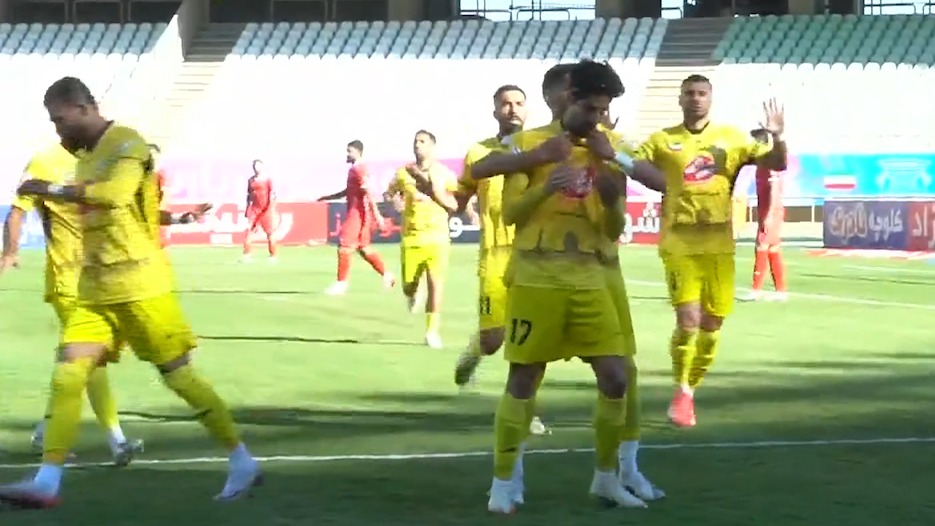 گل اول فجر سپاسی به پرسپولیس (حسین شهابی)