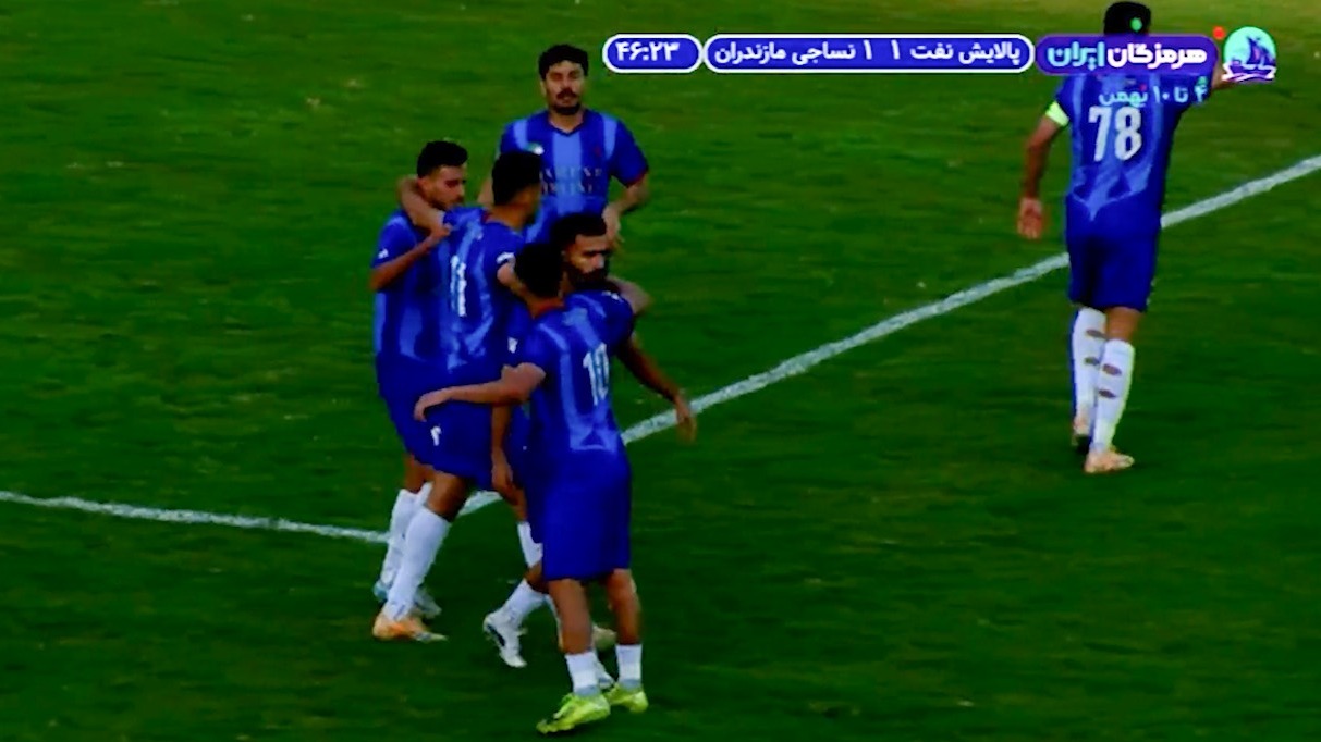 گل اول نساجی مازندران به پالایش نفت بندرعباس (علی نصیری)