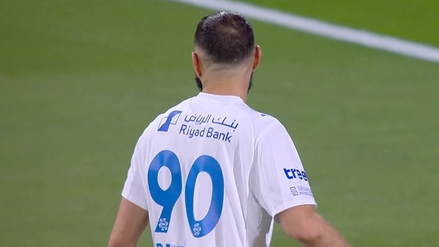 گل دوم الهلال به الاخدود (دبل کریم بنزما)