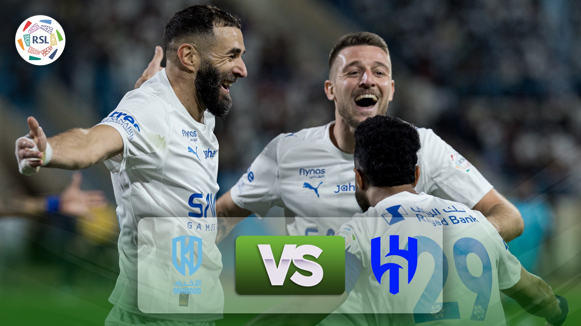 خلاصه بازی الاخدود 0-6 الهلال (هت تریک بنزما)