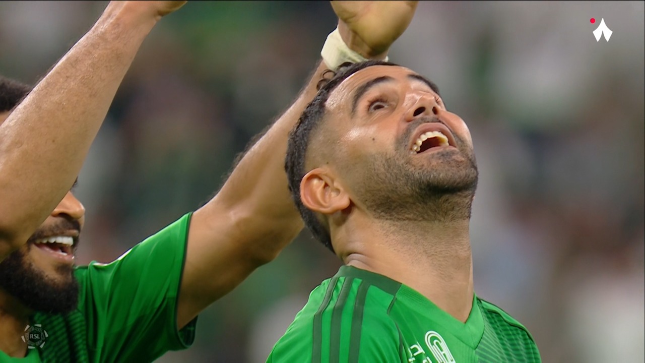 گل دوم الاهلی عربستان به الاتحاد (ریاض محرز)