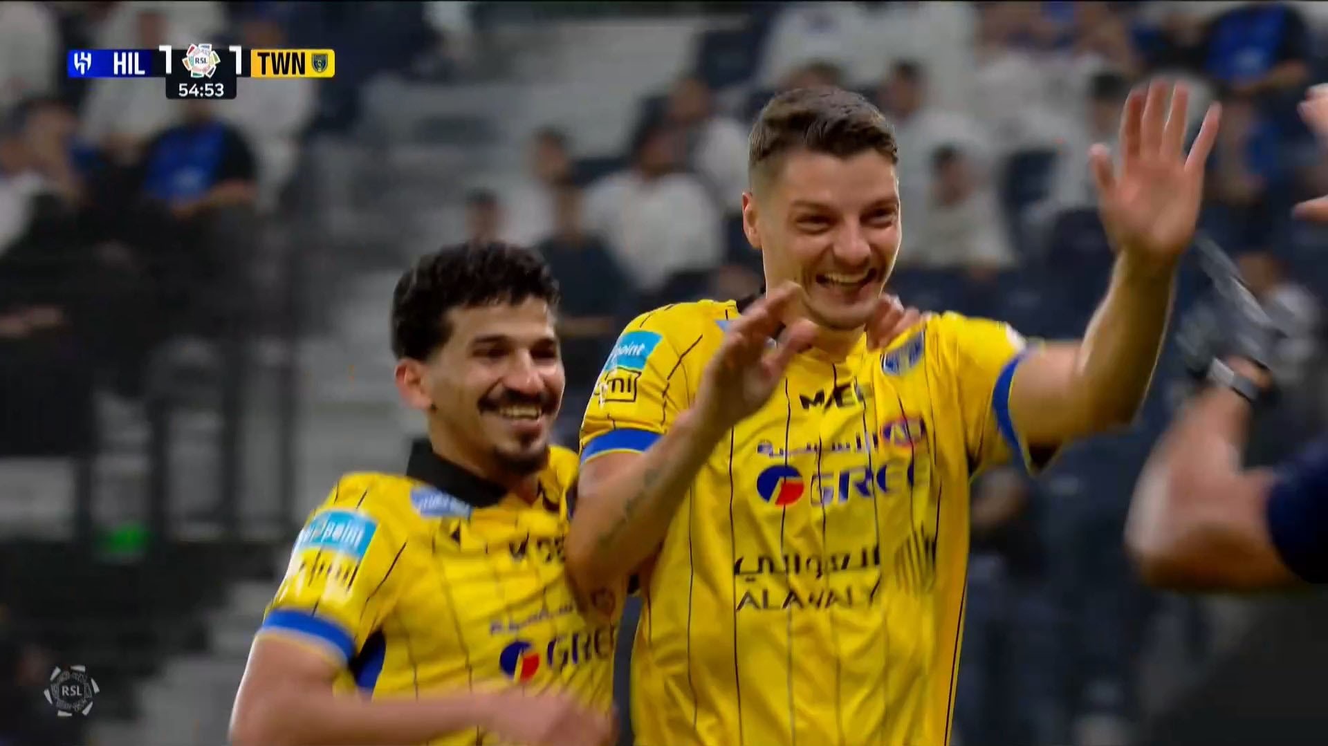 گل اول التعاون عربستان به الهلال (جیروتو)