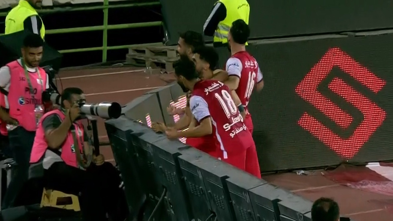 گل قهرمانی پرسپولیس در جام حذفی مقابل استقلال توسط عالیشاه در دقیقه 115